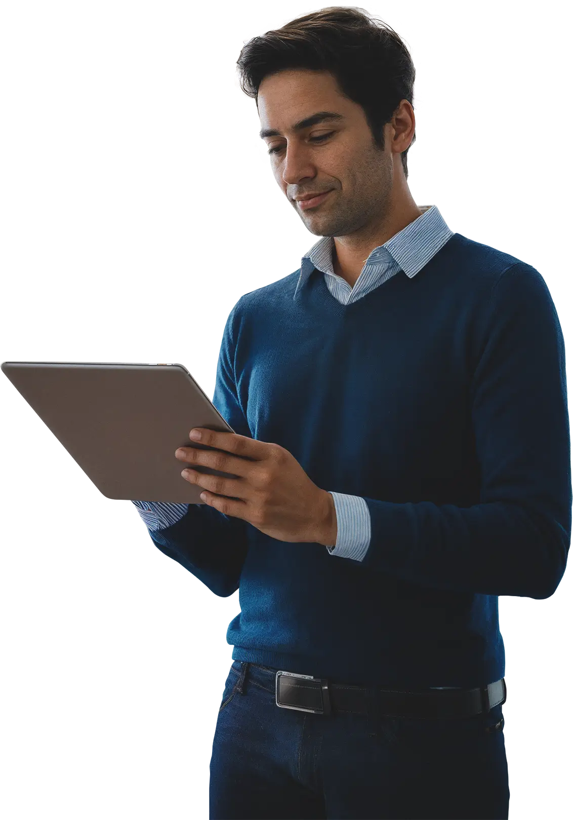 foto hombre tablet