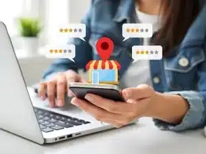 persona comprando en una tienda e-commerce